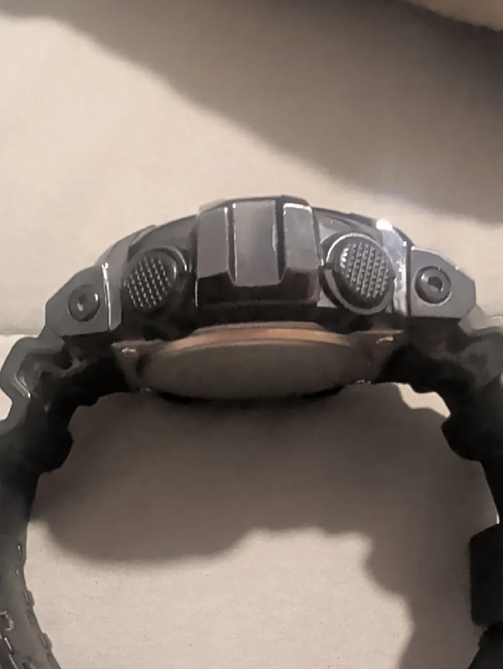 Casio Black and Blue Analog-Digital Watch